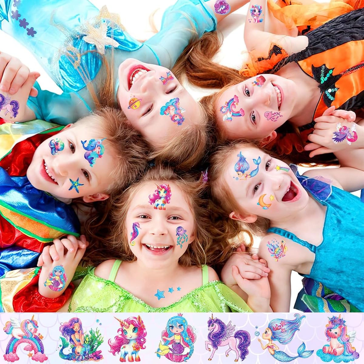 MAYCREATE® Glitter Temporary Tattoo for Girls MAYCREATE® Glitter Temporary Tattoo for Girls